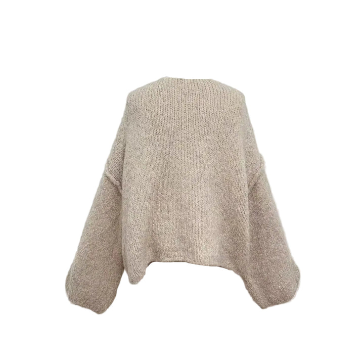 Molly - Oversized Jumper  - Beige