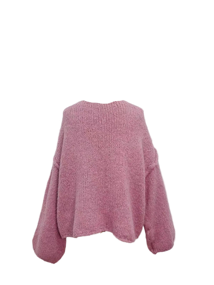 Molly - Oversized Jumper  - Gammelrosa