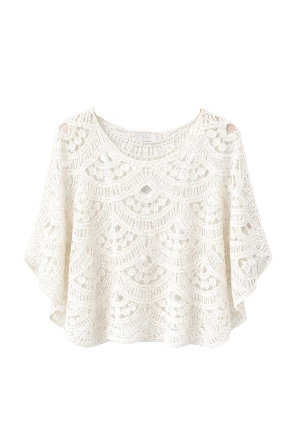 SELECTED BY KABARE - White Occasion  - Crochet Sweater - White