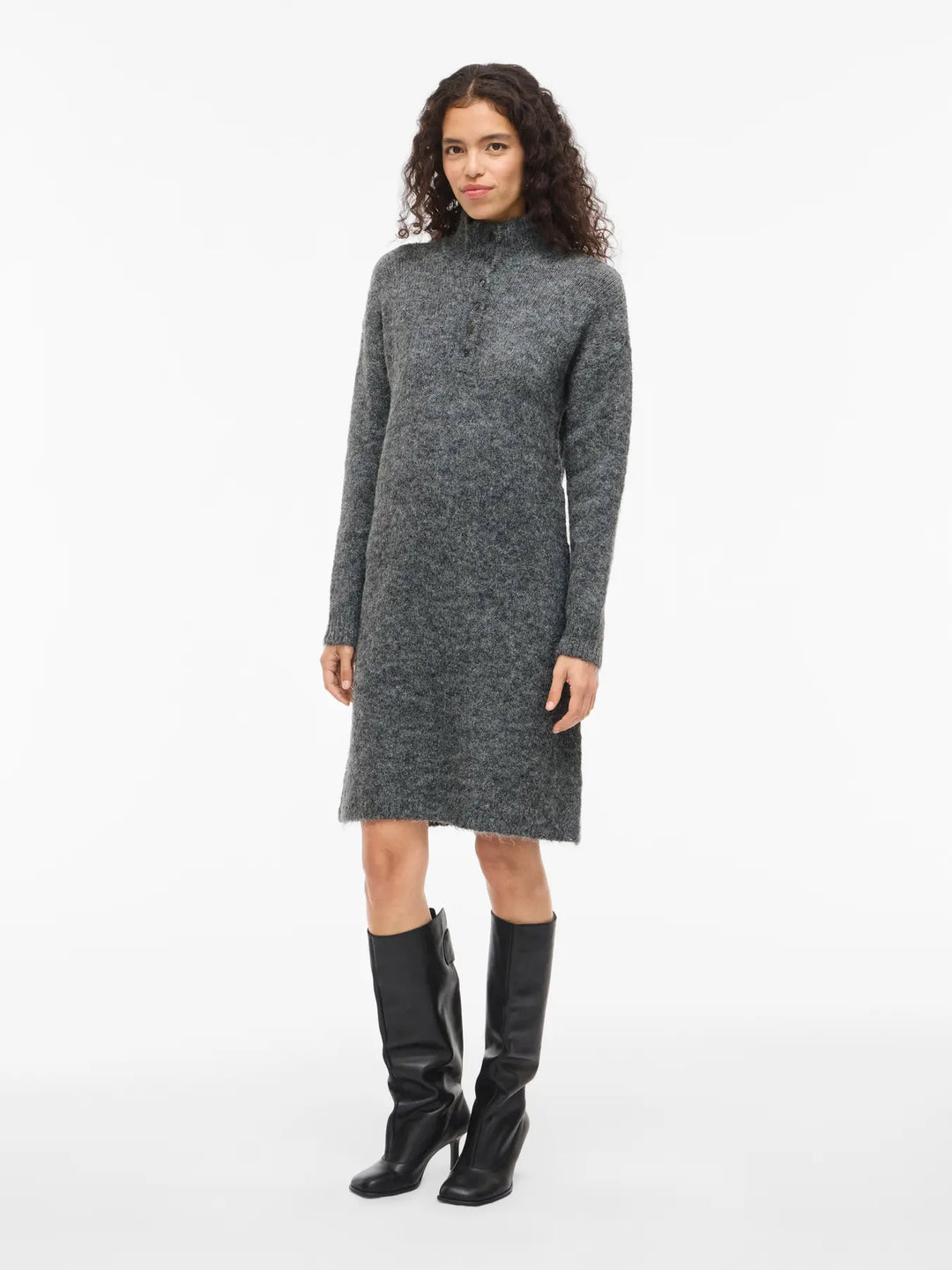 NYNNI - Highneck Knit Dress