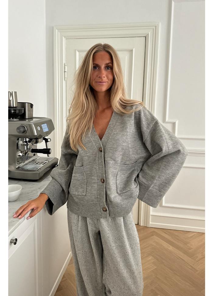 MOLLY - Cardigan - Grey Melange