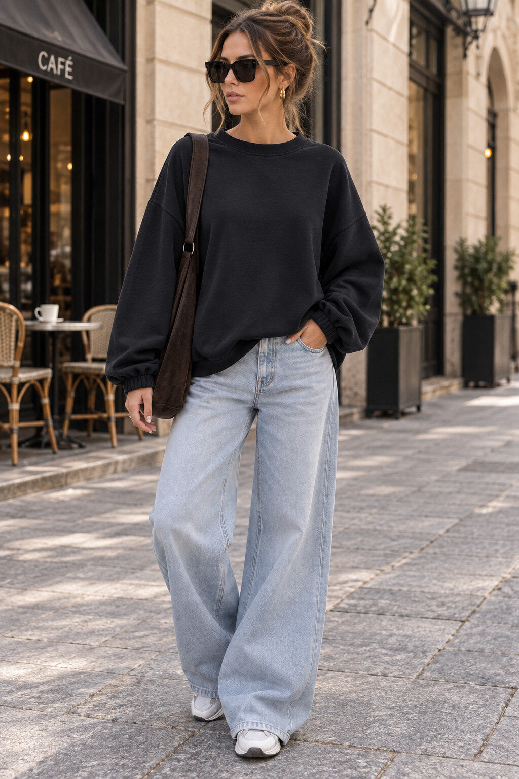 COFFEE - Sweatshirt  - Black