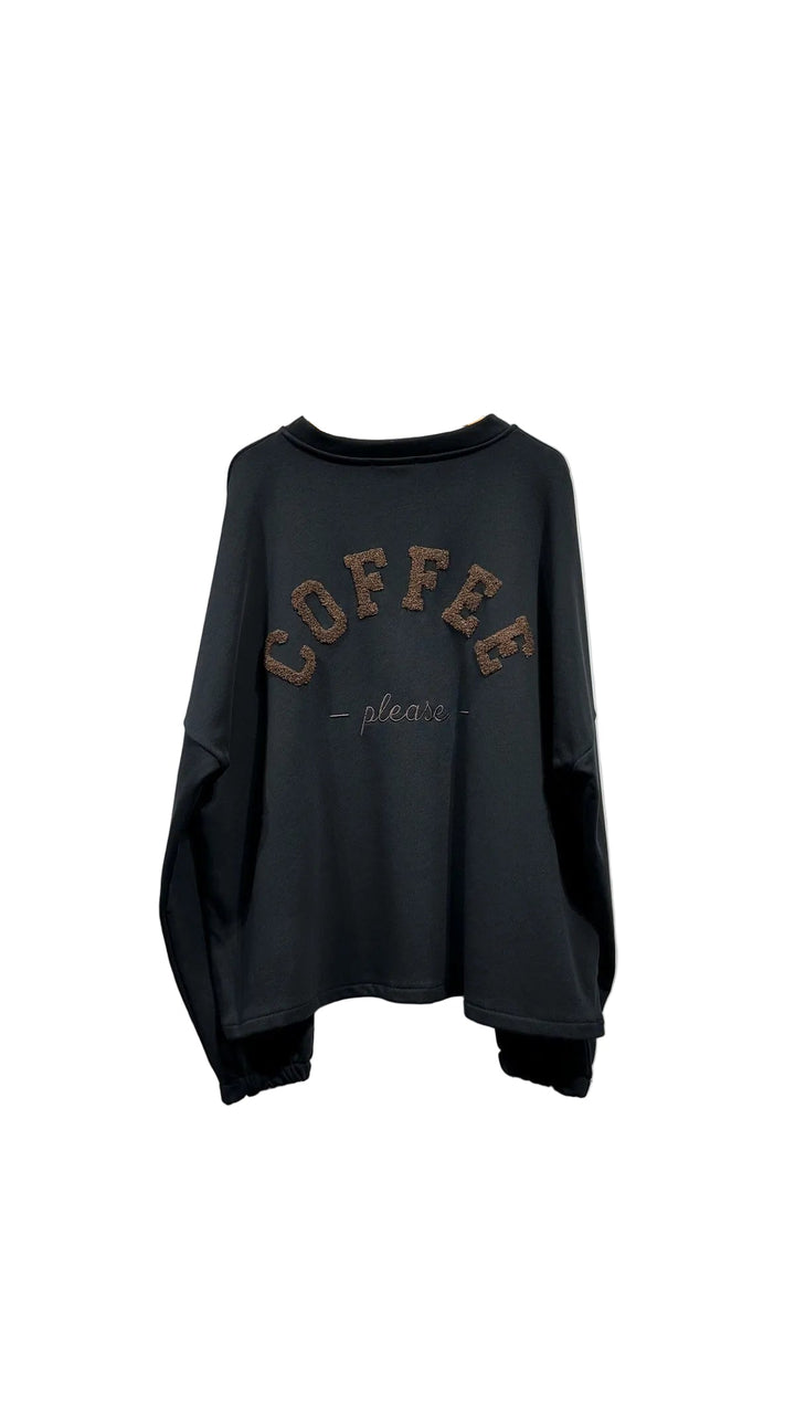 COFFEE - Sweatshirt  - Black