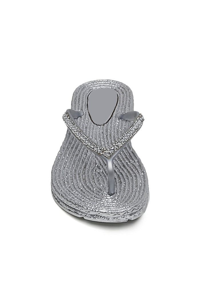 HONEY & HAZE - Marbella Flip Flops - Silver
