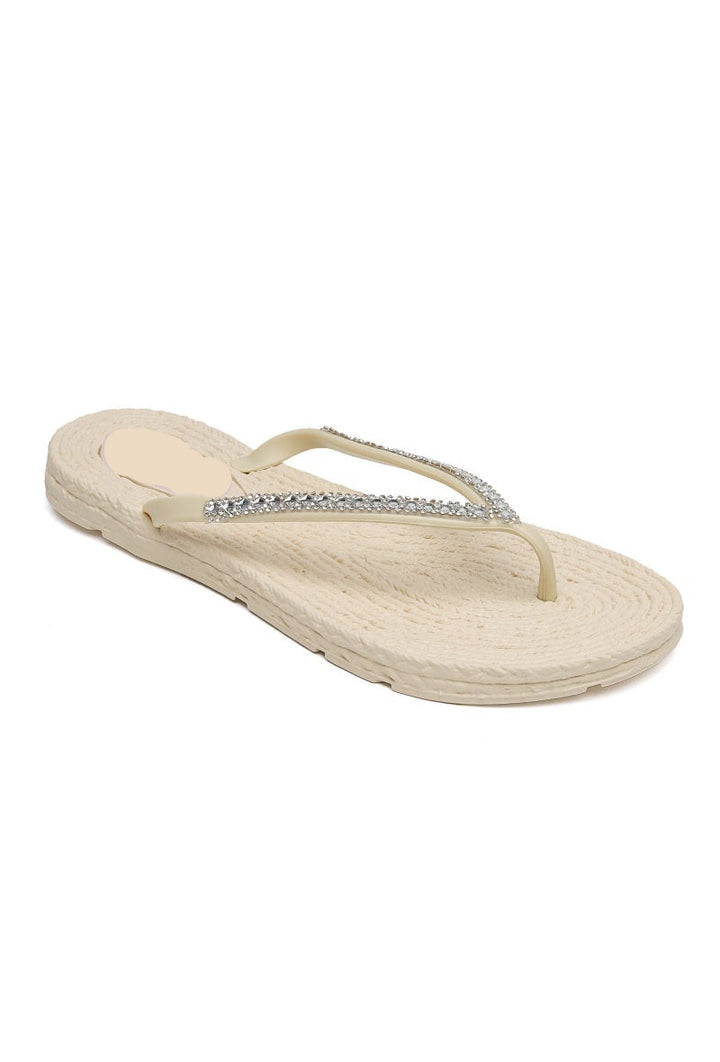 HONEY & HAZE - Marbella Flip Flops - Beige