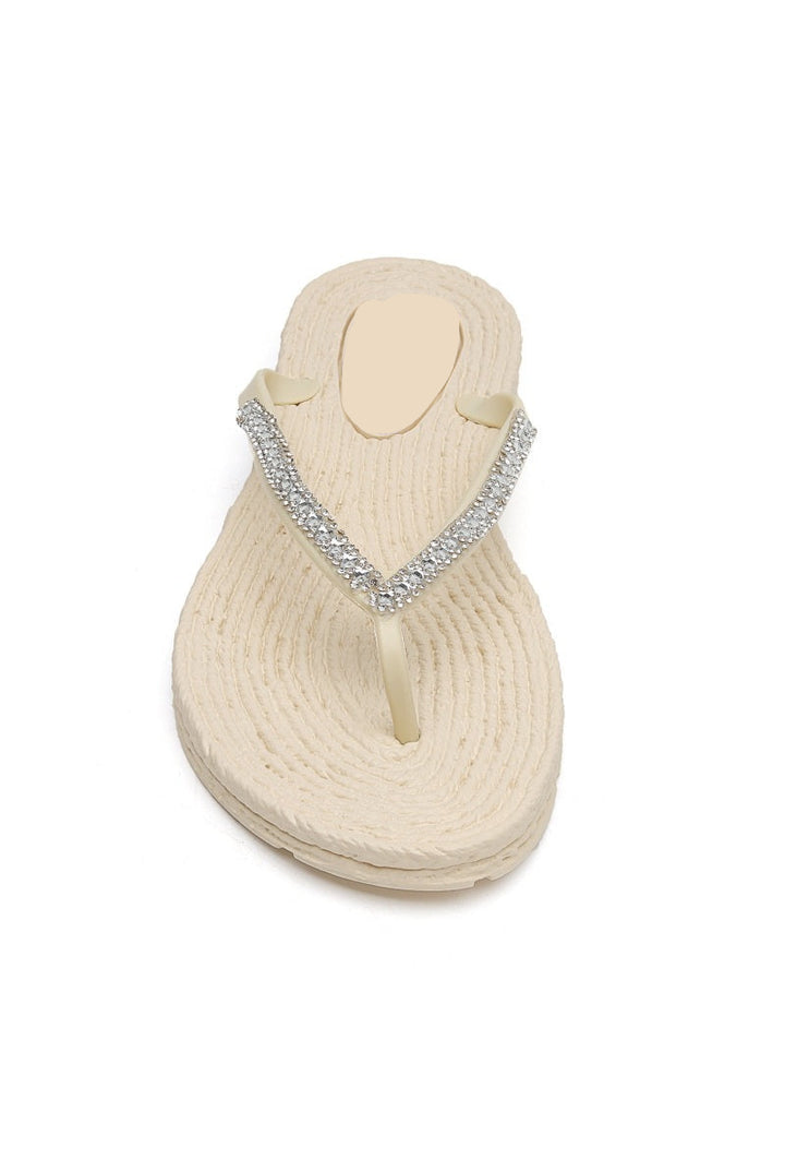 HONEY & HAZE - Marbella Flip Flops - Beige