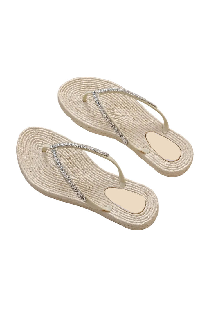 HONEY & HAZE - Marbella Flip Flops - Beige
