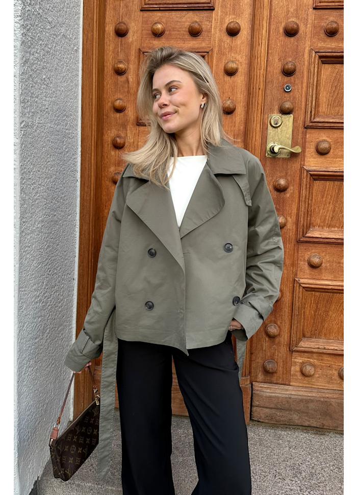 ALMA - Trenchcoat - Kakhi