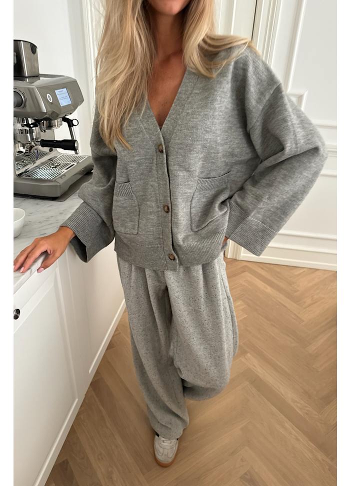 MOLLY - Cardigan - Grey Melange