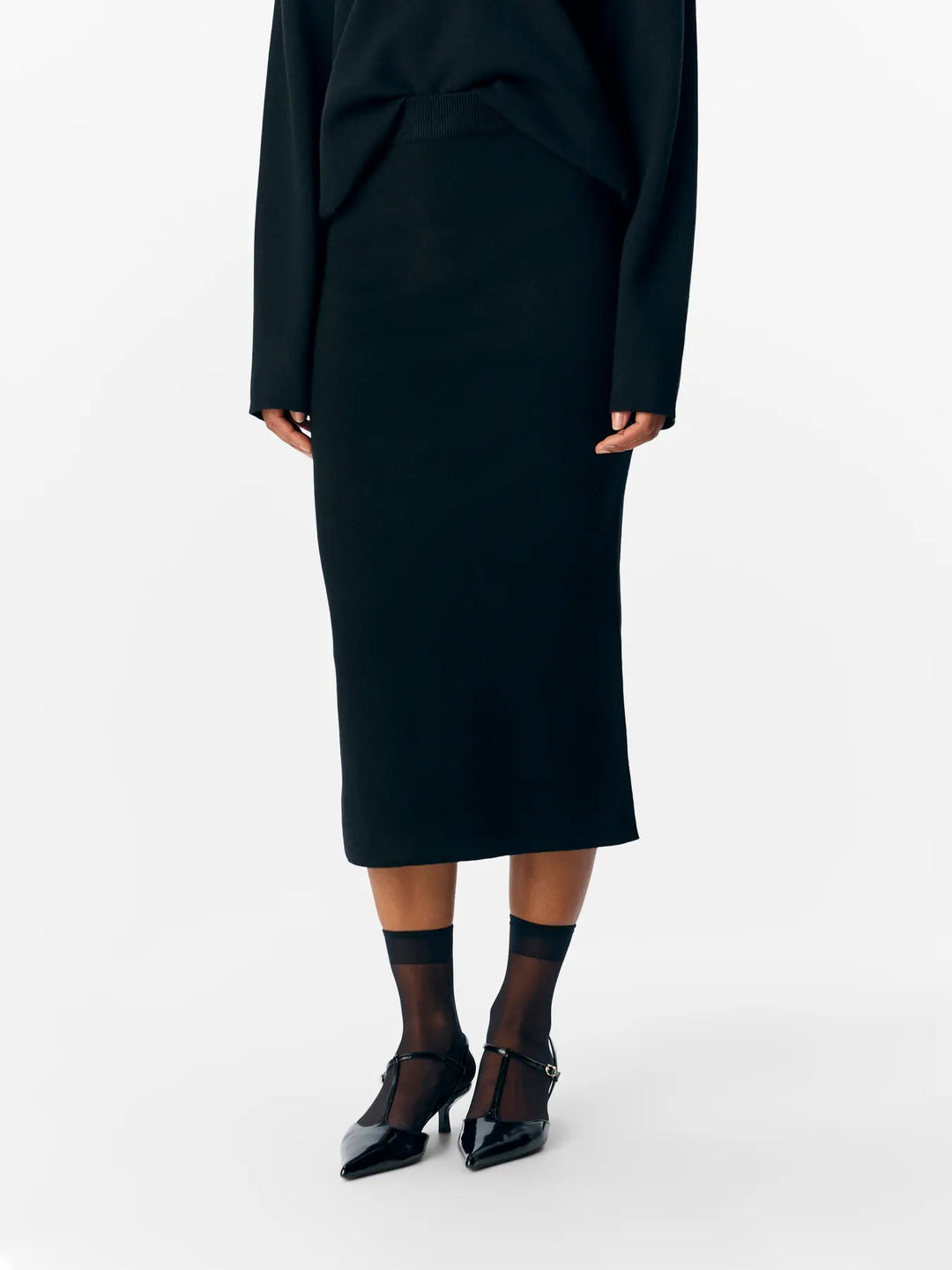 REYNARD - Knit Skirt - Black