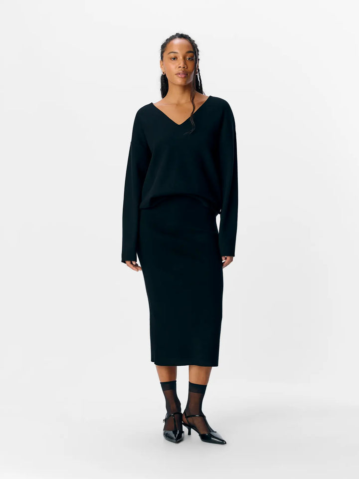 REYNARD - Knit Skirt - Black