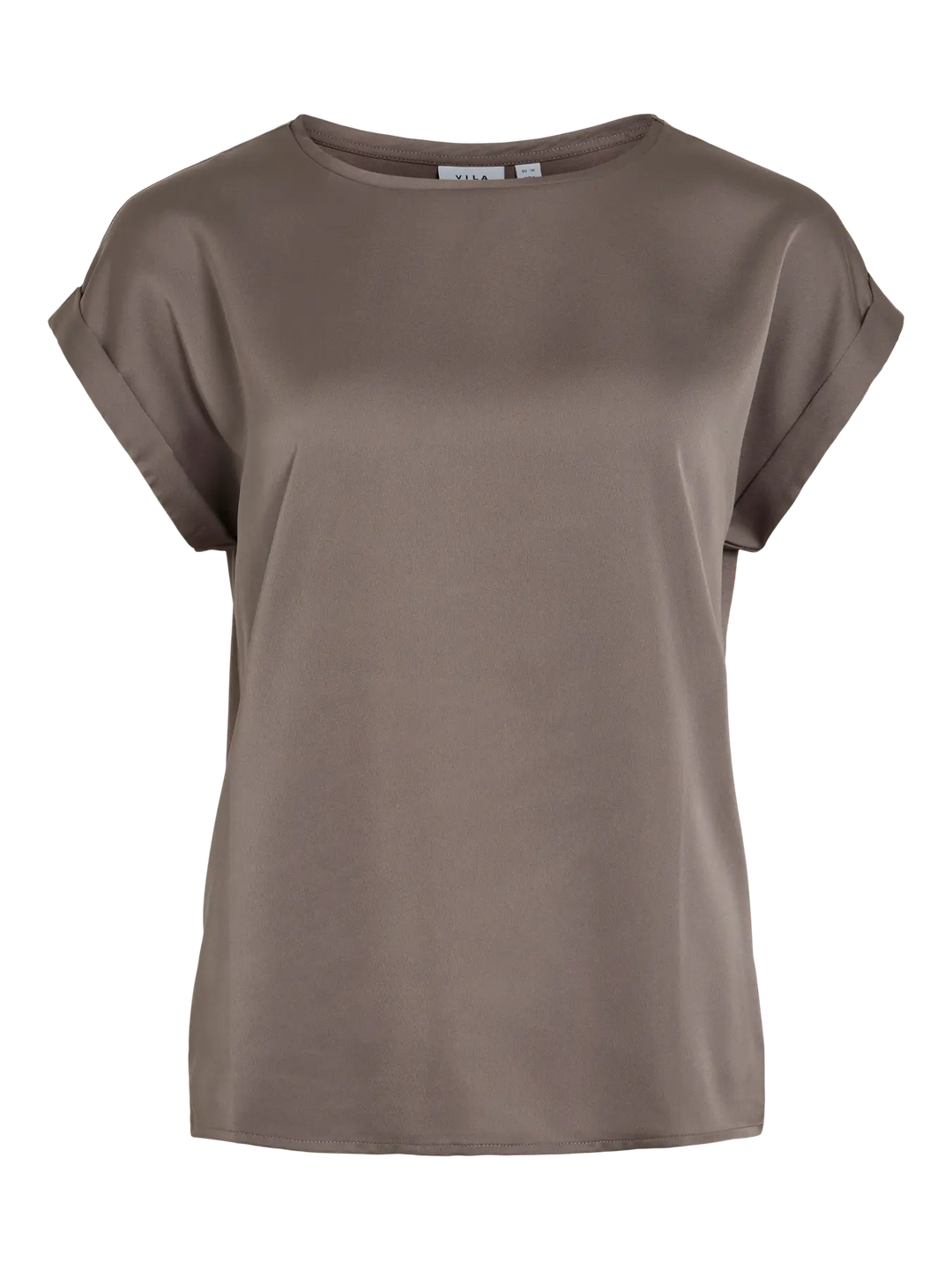 ELLETTE - Satin T-shirt - Falcon