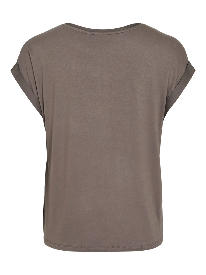 ELLETTE - Satin T-shirt - Falcon