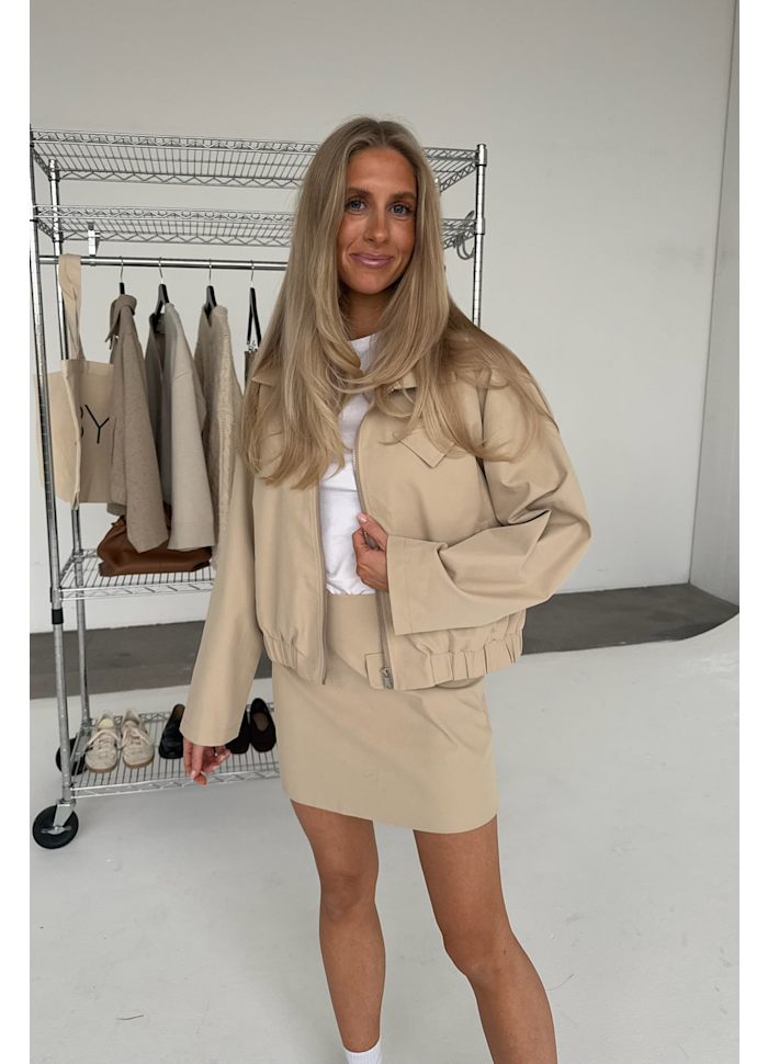 SARAHL - Bomber Jacket - Beige