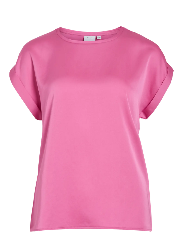 ELLETTE - Satin T-shirt - Fuji