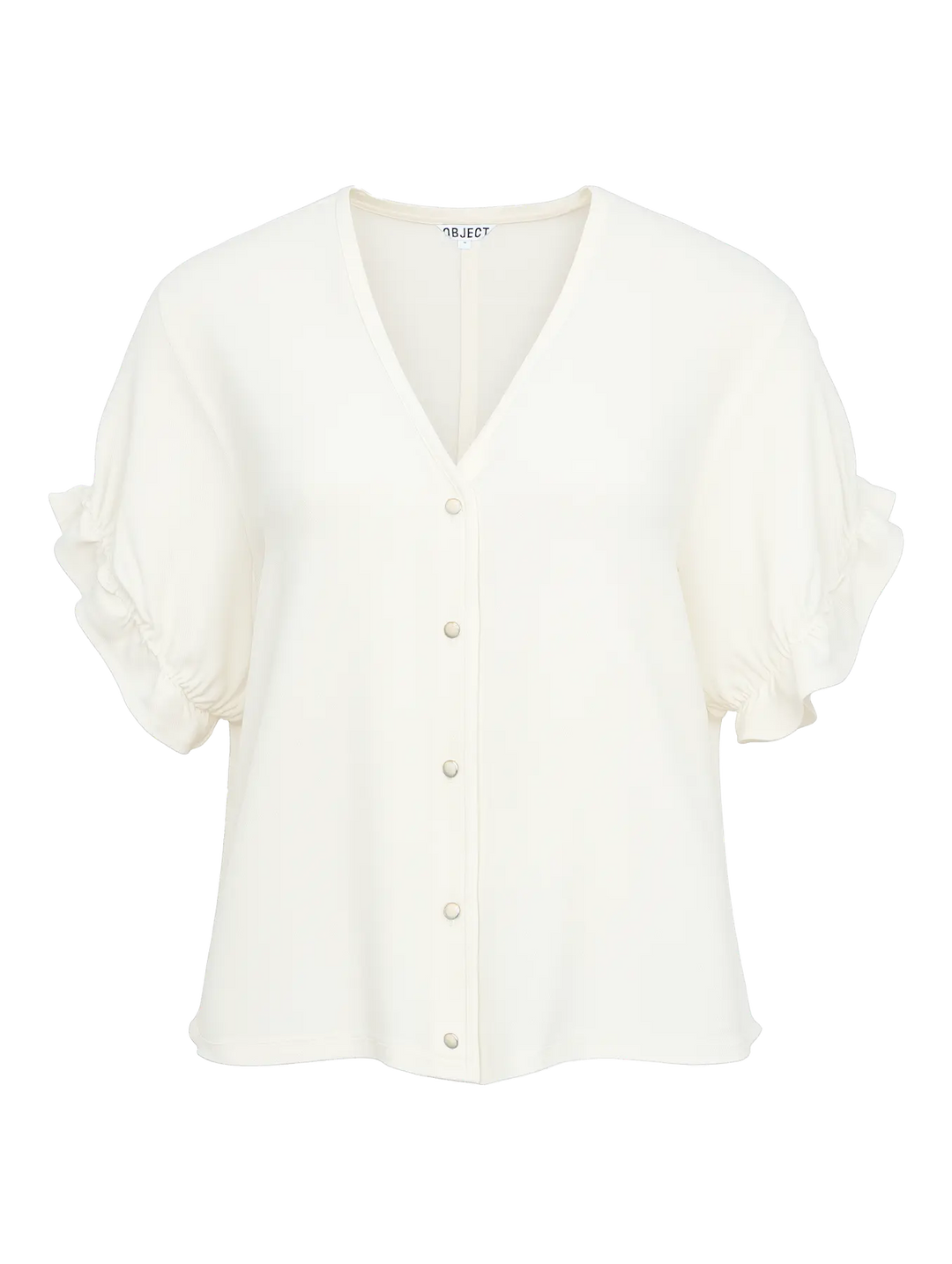 OBJECT - Frame Denim Blouse  - Cloud Dancer