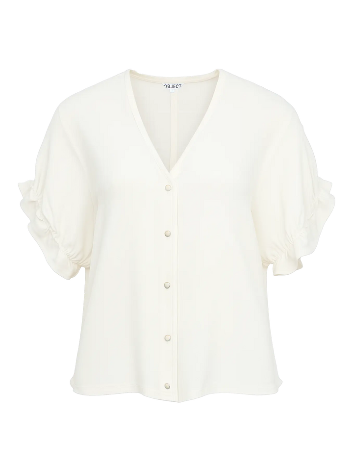 OBJECT - Frame Denim Blouse  - Cloud Dancer