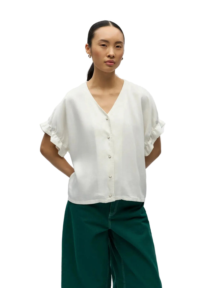 OBJECT - Frame Denim Blouse  - Cloud Dancer