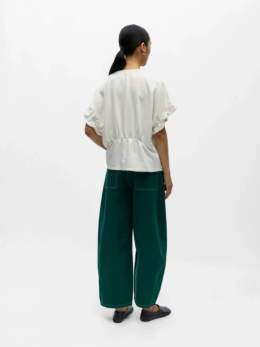 OBJECT - Frame Denim Blouse  - Cloud Dancer