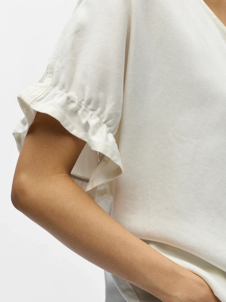 OBJECT - Frame Denim Blouse  - Cloud Dancer